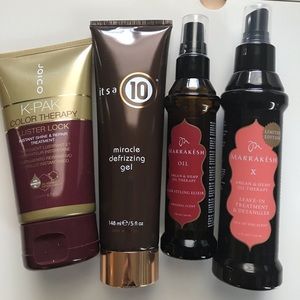 Lot of 4 curly hair products